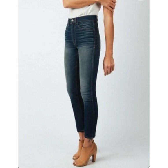 Imogene and Willie  Josette Jean High Rise Skinny Jeans Dark Wash Slim Leg 25 - Picture 7 of 7